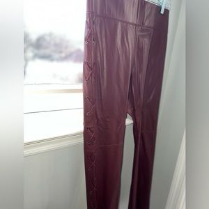 David Lerner vegan leather Pants